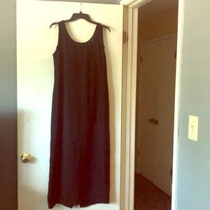 Plain black dress